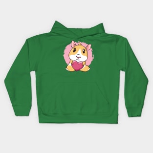 guinea pig love Kids Hoodie